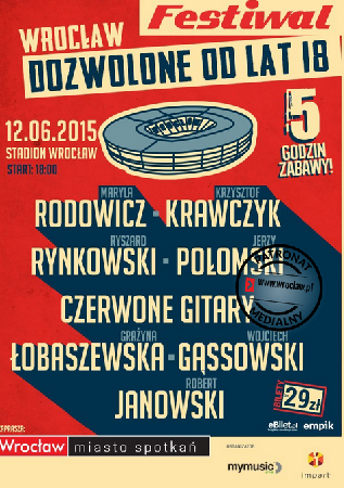 Dozwolone od lat 18 – koncert na Stadionie Wrocław