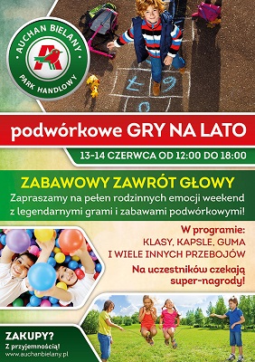 Gry podwórkowe w Auchan Bielany