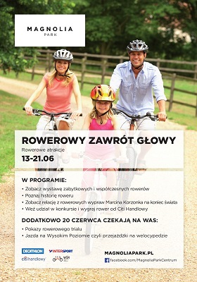 Rowerowy Zawrot Glowy od soboty w Magnolia Park