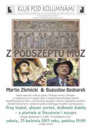 Z podszeptu muz: „Drop ksykał, głuszec puchał, dudkowie dudały - o ptactwie w literaturze”