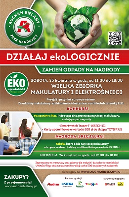 Wielka Zbiórka makulatury w Auchan Bielany