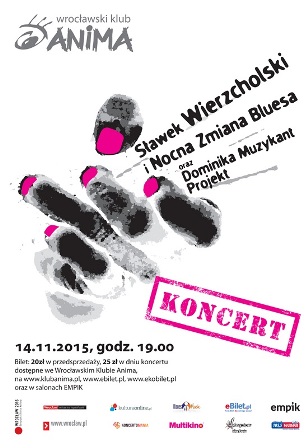 Koncert Blues and Jazz: Sławek Wierzcholski i Nocna Zmiana Bluesa