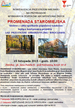 Spacer z przewodnikiem - Promenada Staromiejska