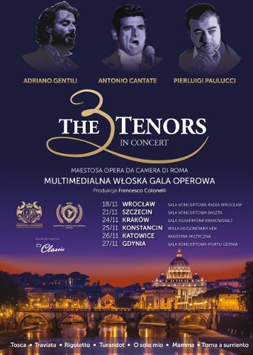 Koncert Trzech Tenorów w Polskim Radiu