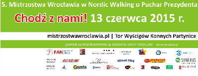 Oficjalne przejście trasy 5. Mistrzostw Wrocławia w Nordic Walking