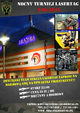 Nocny Turniej Laser Tag