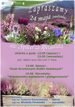 Ogórd Botaniczny zaptrasza na spacer ze specjalistą