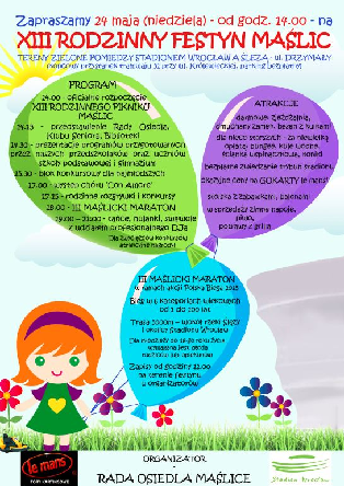 XIII RODZINNY FESTYN MAŚLIC 2015