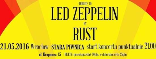 Tribute to Led Zeppelin by Rust - Stara Piwnica