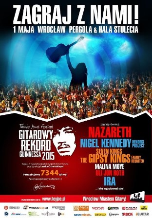 Thanks Jimi Festival i Gitarowy Rekord Guinnessa 2015