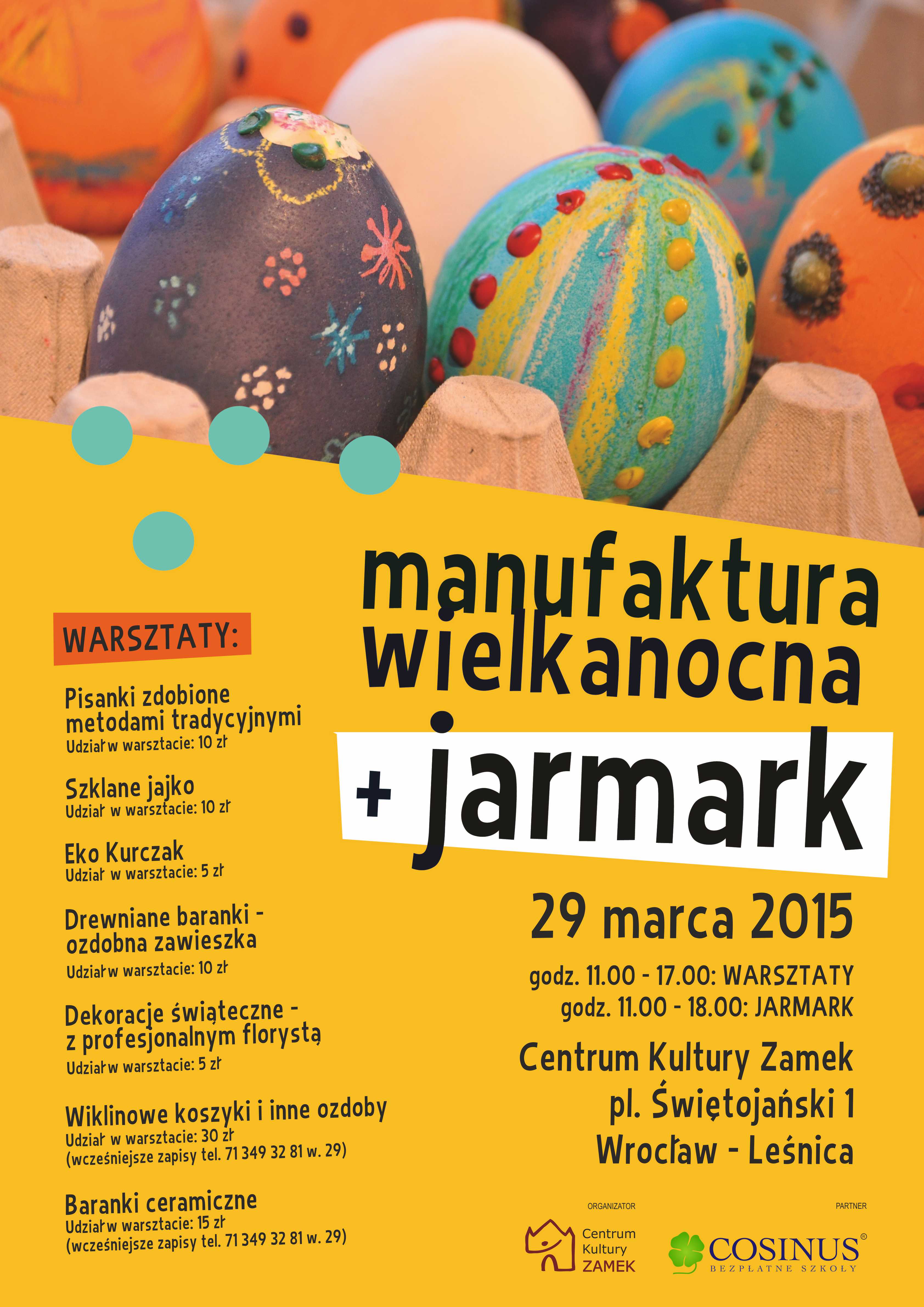 Manufaktury świąteczne i jarmark w Zamku