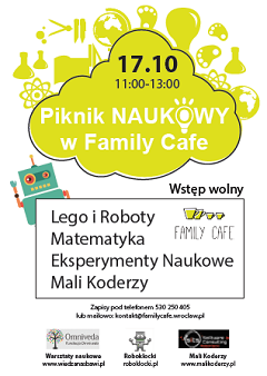 Piknik naukowy w Family Cafe