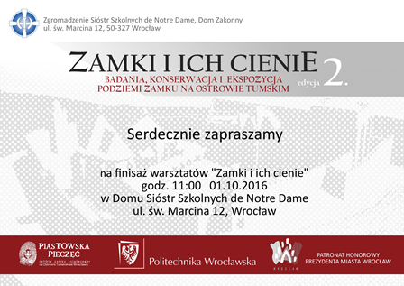 Zamki i ich cienie – finisaż warsztatów