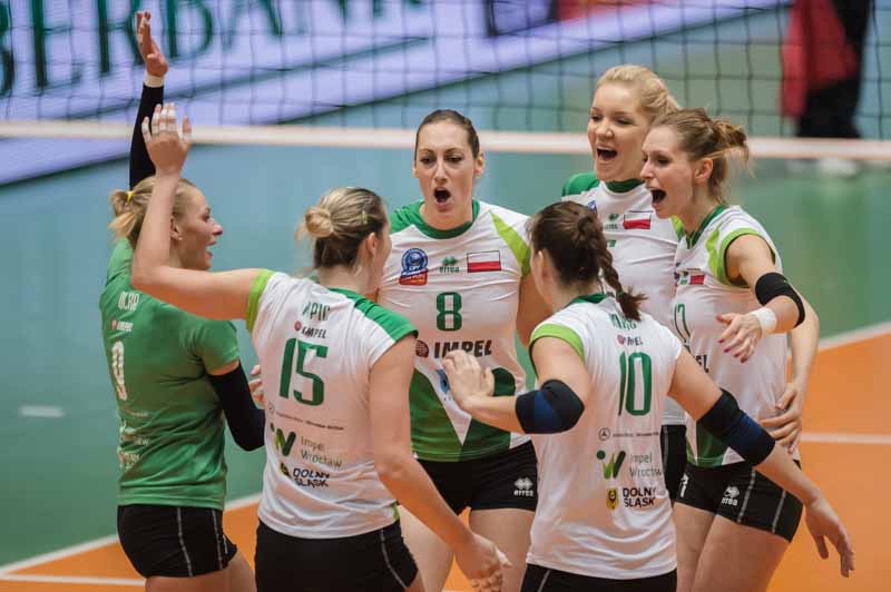 Mecz ekstraklasy siatkarek - Impel Wrocław - Muszynianka Muszyna