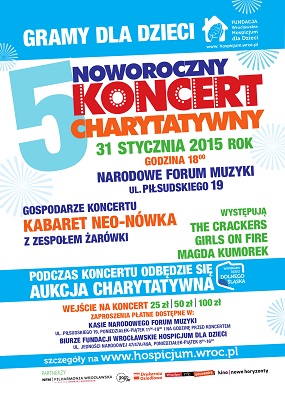 5. Noworoczny Koncert Charytatywny na rzecz podopiecznych Fundacji Wrocławskie Hospicjum dla Dzieci