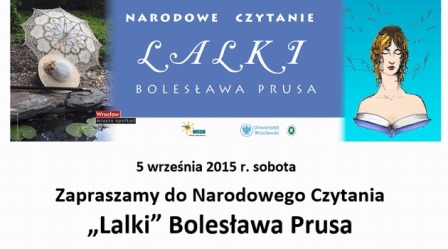 Narodowe Czytanie „Lalki” Prusa