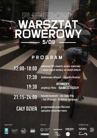 Plenerowy warsztat rowerowy