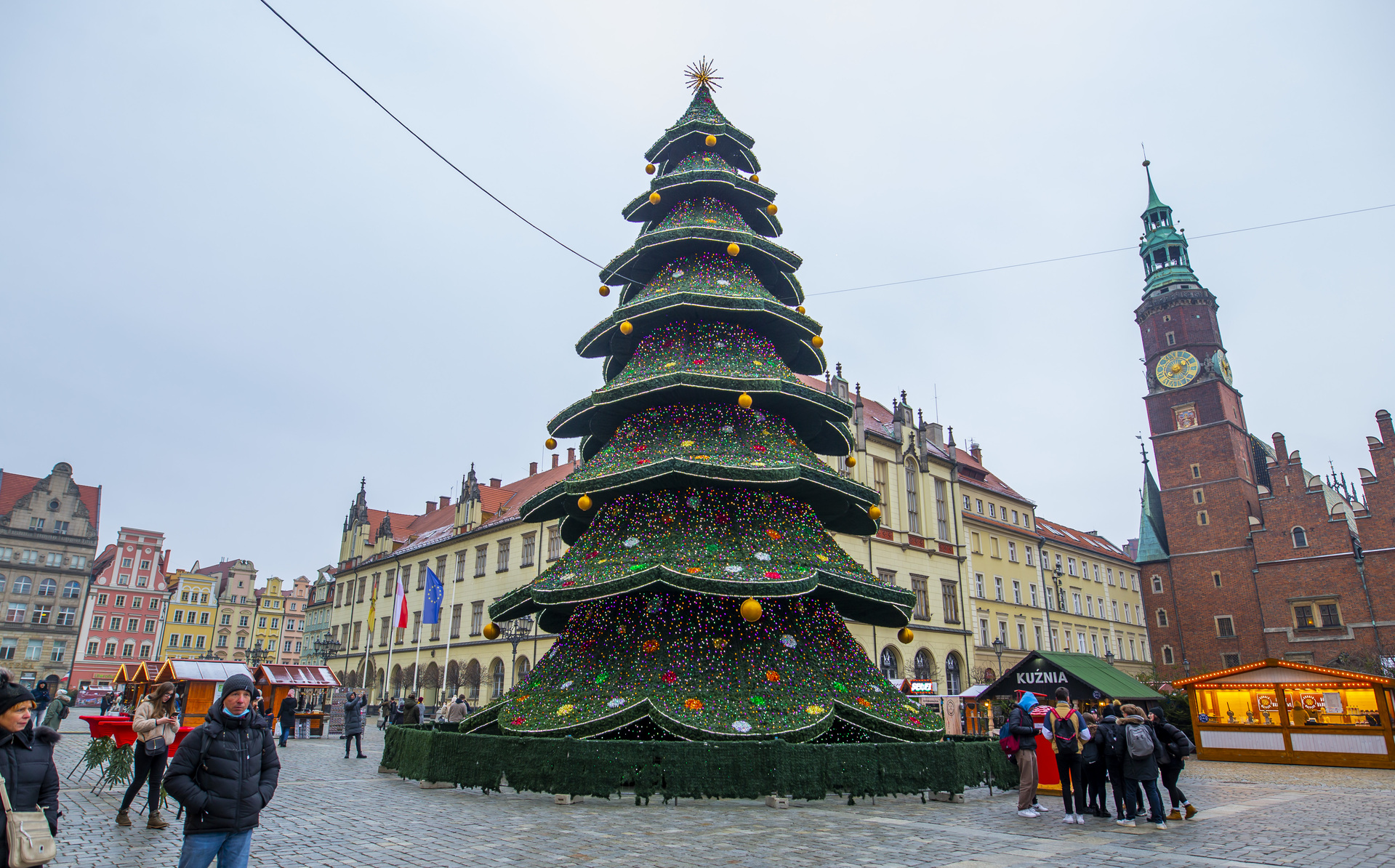 Choinka na wrocławskim Rynku
