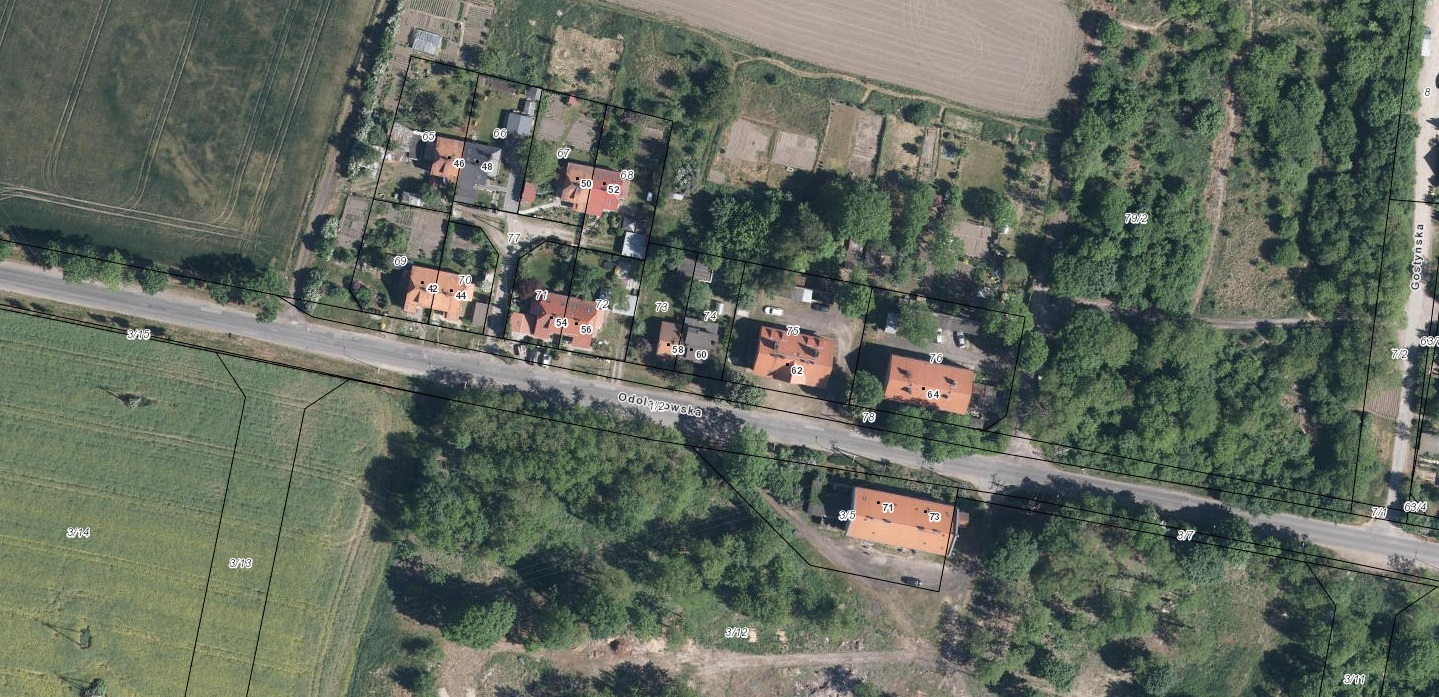 Chodnik na Miłostowie we Wrocławiu (ul. Odolanowska)