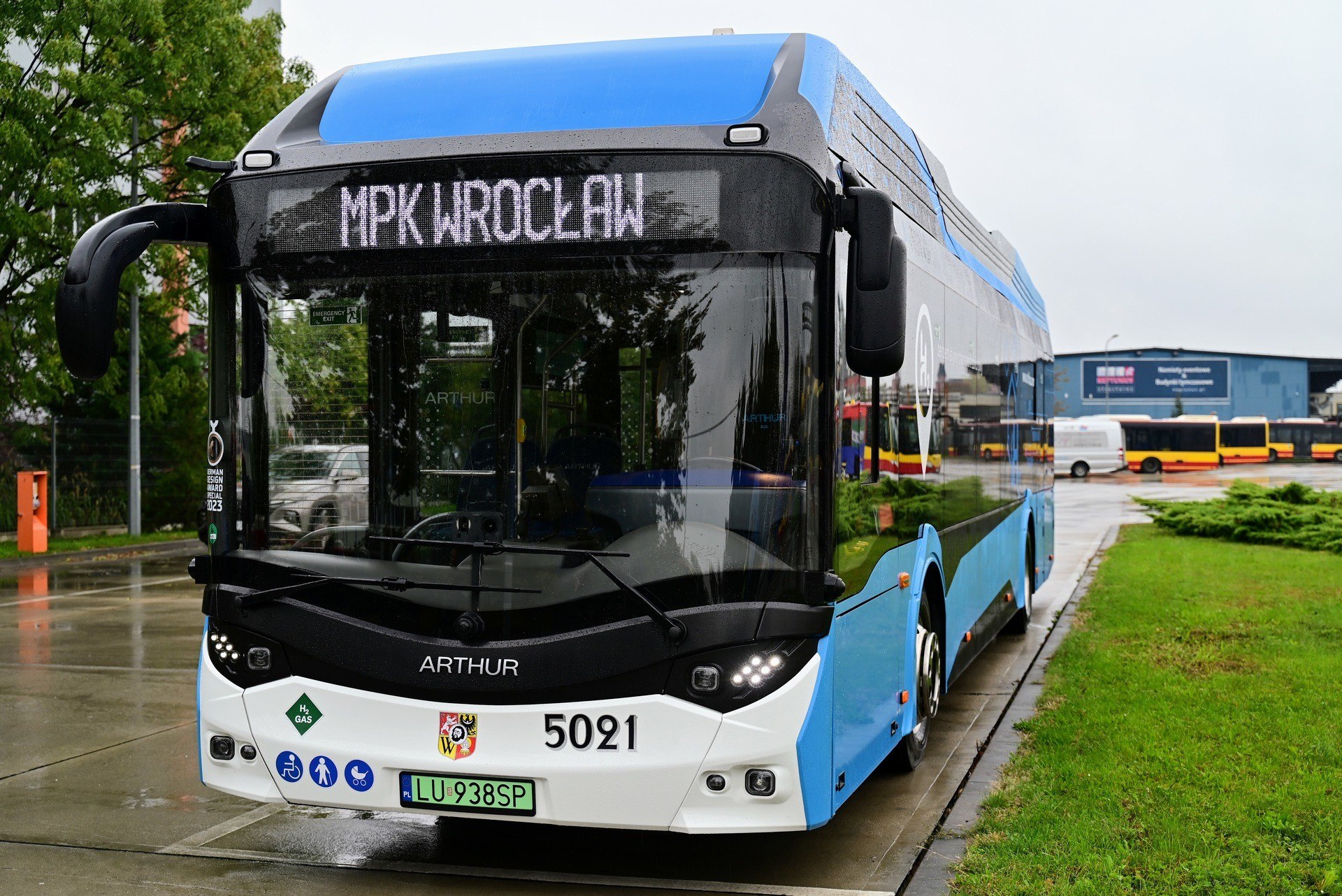 Autobus wodorowy marki Arthur na testach w MPK Wrocław