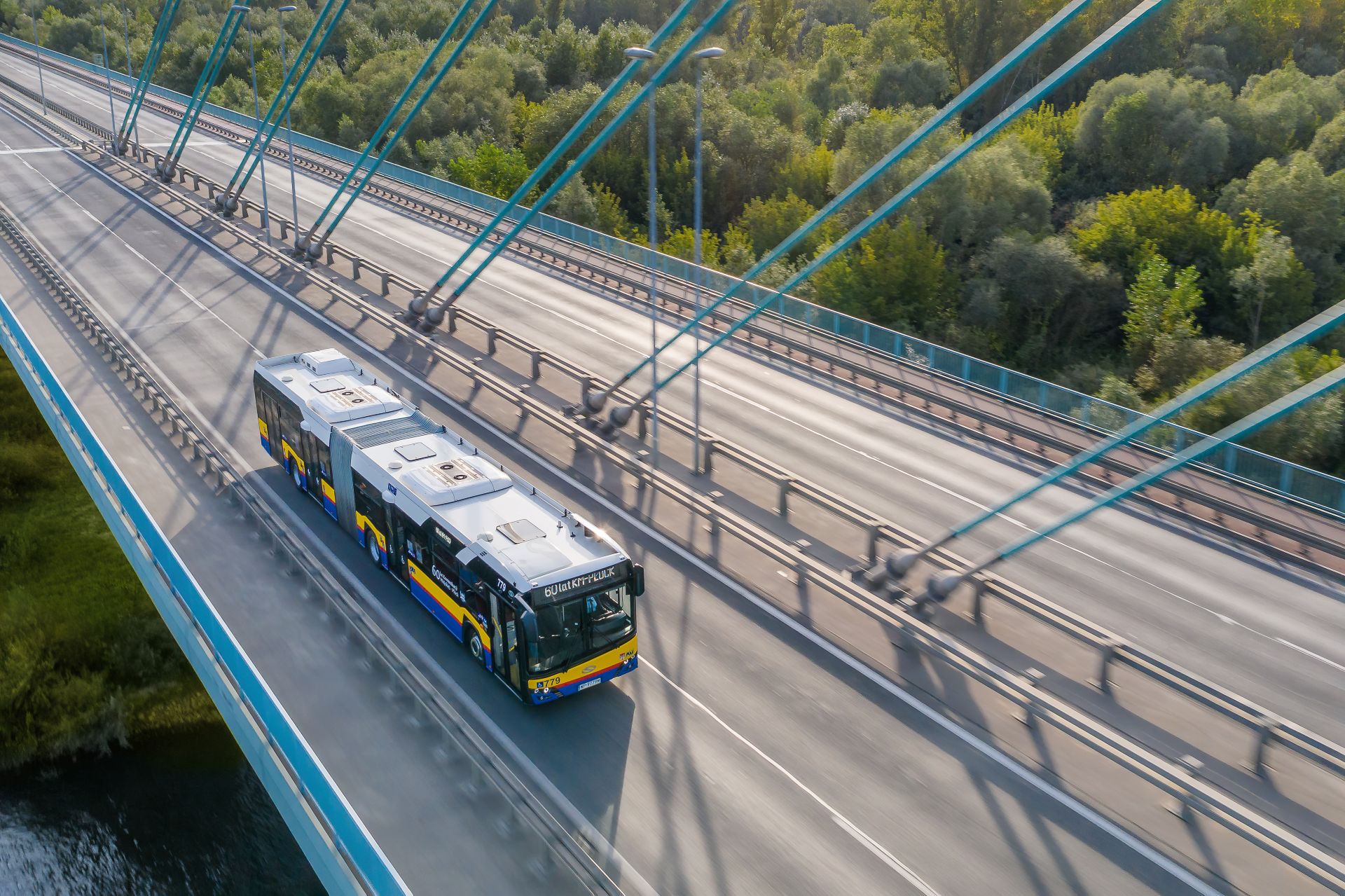 Solaris w barwach płockiej komunikacji miejskiej