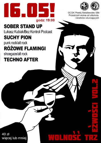 Zdjęcie wydarzenia Wolność trzeźwości – Stand Up, koncerty