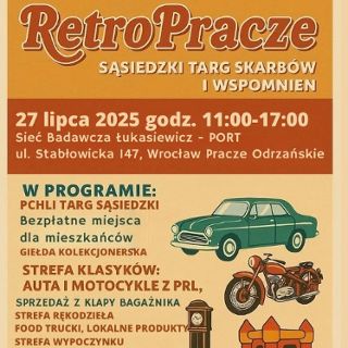 Zdjęcie wydarzenia RetroPracze II – Sąsiedzki targ skarbów i wspomnień
