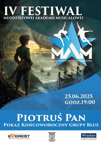 Zdjęcie wydarzenia „Piotruś Pan” w ramach IV Festiwalu Młodzieżowej Akademii Musicalowej