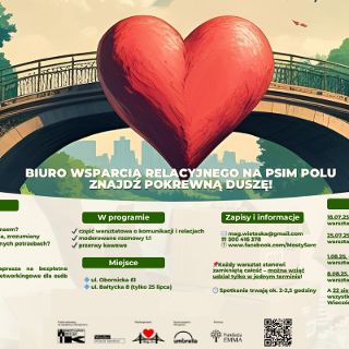 Zdjęcie wydarzenia Biuro Wsparcia Relacyjnego na Psim Polu – Znajdź pokrewną duszę