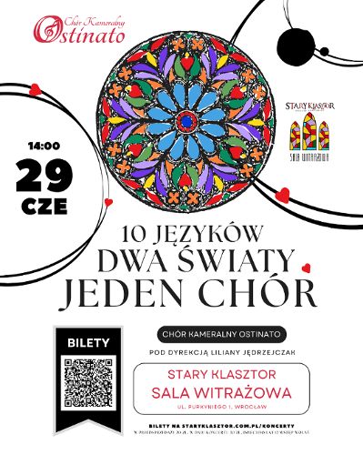 Zdjęcie wydarzenia 10 języków, dwa światy, jeden chór – koncert Chóru Kameralnego Ostinato
