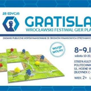 Zdjęcie wydarzenia GRATISLAVIA | Wrocławski Festiwal Gier Planszowych, edycja XXVIII