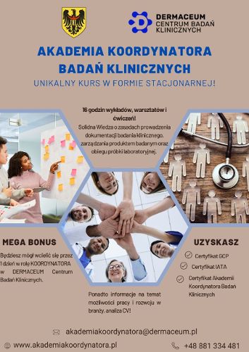 Zdjęcie wydarzenia Akademia Koordynatora Badań Klinicznych