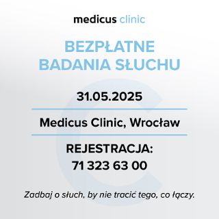 Zdjęcie wydarzenia Biała Sobota w Medicus Clinic: bezpłatne badania słuchu