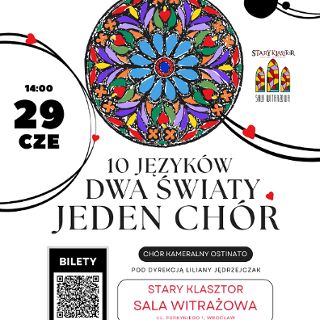 Zdjęcie wydarzenia 10 języków, dwa światy, jeden chór – koncert Chóru Kameralnego Ostinato