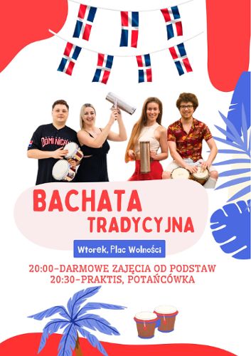 Zdjęcie wydarzenia Bachata tradycyjna – darmowe zajęcia i potańcówka dla każdego