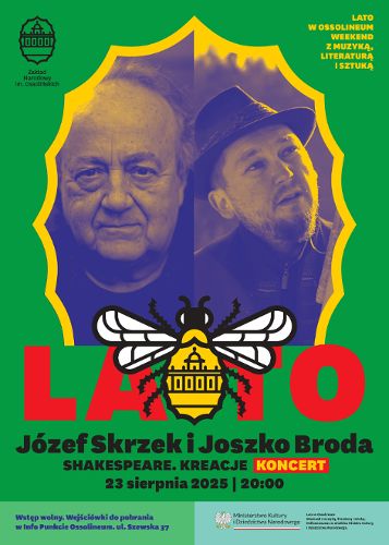 Zdjęcie wydarzenia „Shakespeare. Kreacje” – koncert Józefa Skrzeka i Joszka Brody