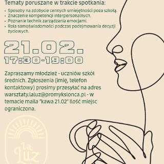 Zdjęcie wydarzenia Kawa z psychologiem w La Luz