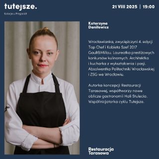 Zdjęcie wydarzenia Tutejsze – kolacja degustacyjna w Restauracji Gustaw