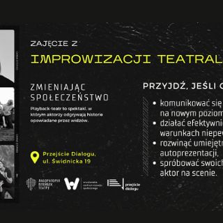 Zdjęcie wydarzenia Bezpłatne warsztaty z improwizacji teatralnej od „Playback Laboratory”