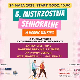 Zdjęcie wydarzenia V Mistrzostwa Nordic Walking dla Seniorów – święto aktywności i zdrowia!