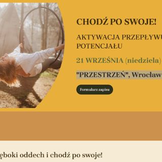 Zdjęcie wydarzenia Weź głęboki oddech i chodź po swoje! Warsztat dla kobiet