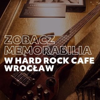 Oprowadzanie po pamiątkach Hard Rock Cafe Wrocław