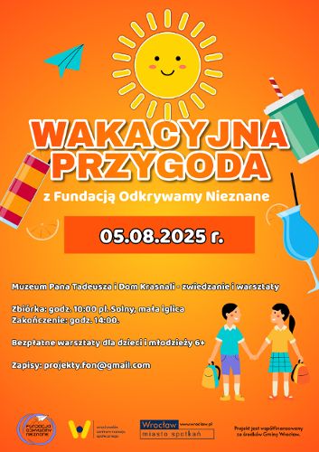Zdjęcie wydarzenia Wakacyjna przygoda z Fundacją Odkrywamy Nieznane