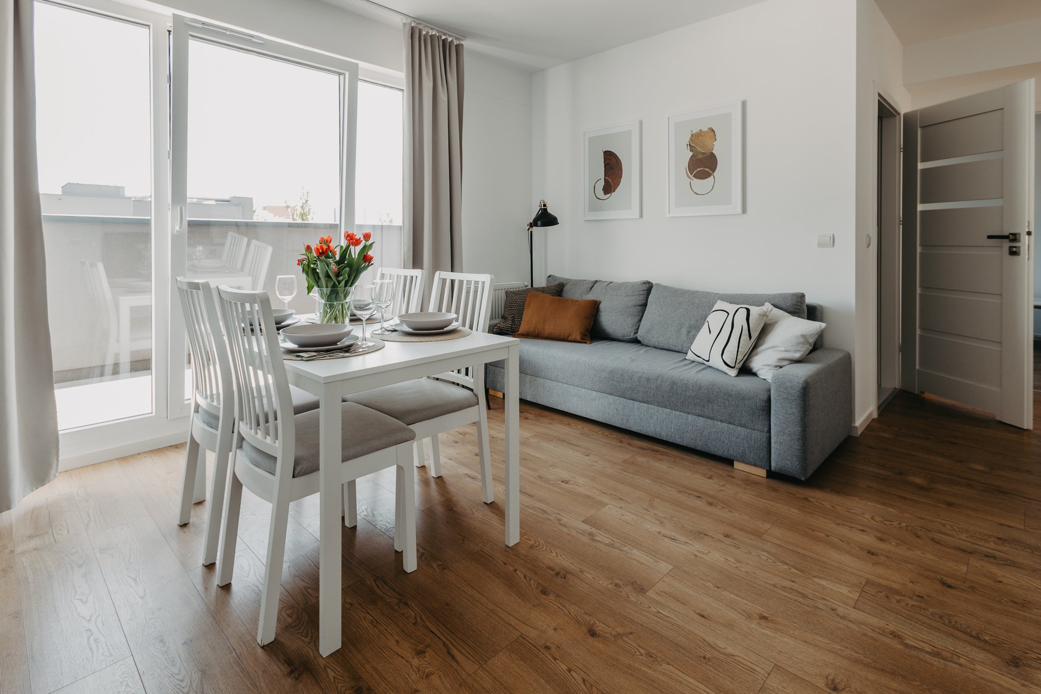 Mieszczańska 46 - Nowoczesny apartament z 2 sypialniami - taras, parking, centrum - Fair Rentals