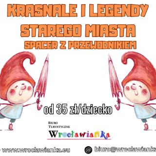 Zdjęcie wydarzenia Krasnale i Legendy Starego Miasta. Spacer z przewodnikiem