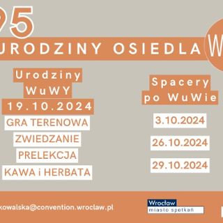 Zdjęcie wydarzenia 95 urodziny osiedla WuWA