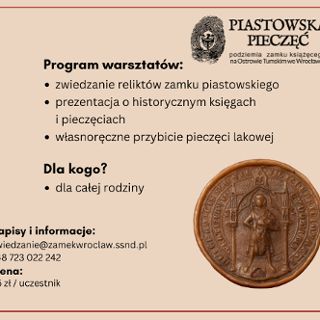 Zdjęcie wydarzenia Rodzinne warsztaty w średniowiecznym zamku