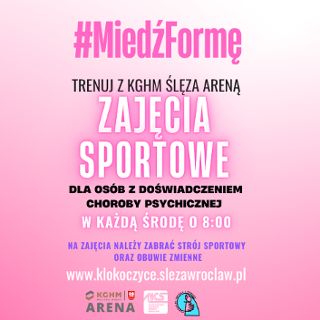 Zdjęcie wydarzenia #MiedźFormę – zajęcia sportowe dla osób z doświadczeniem choroby psychicznej [bezpłatnie]