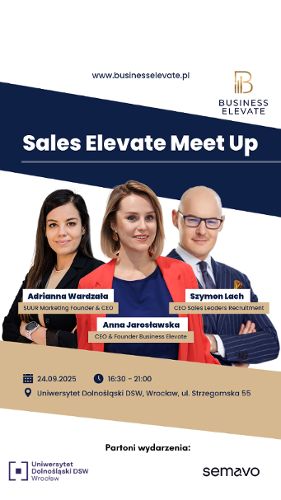 Zdjęcie wydarzenia Sales Elevate Meet Up #3
