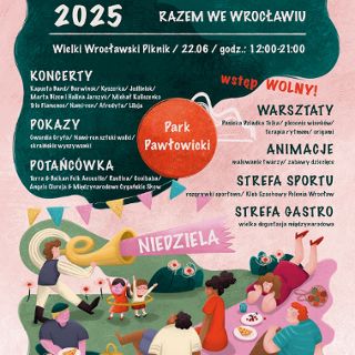 Zdjęcie wydarzenia Razem we Wrocławiu: Wielki Wrocławski Piknik [Święto Wrocławia 2025]